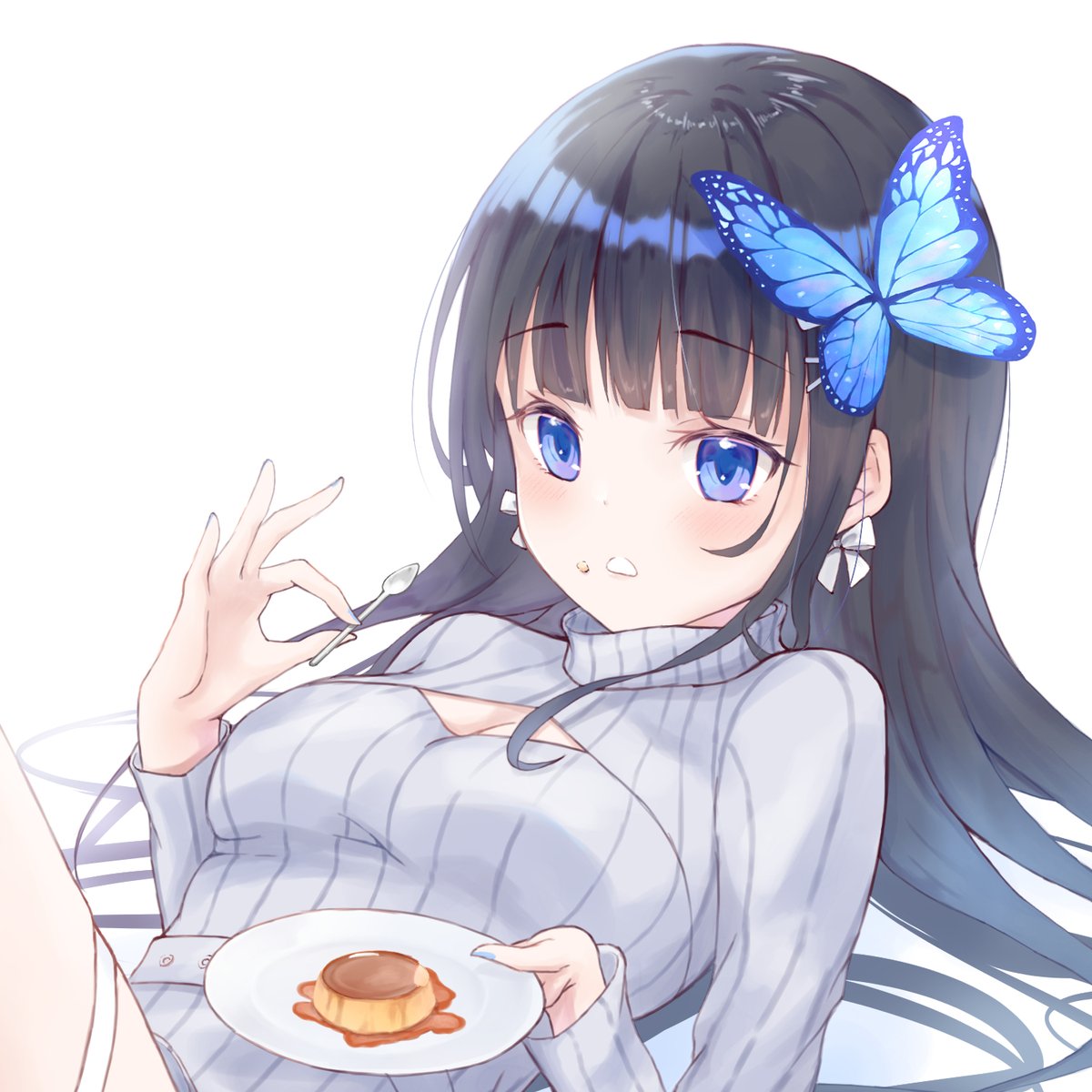 「蒼彩なび🍮💙💙
#Nabillust #Vtuber 」|Miksinのイラスト