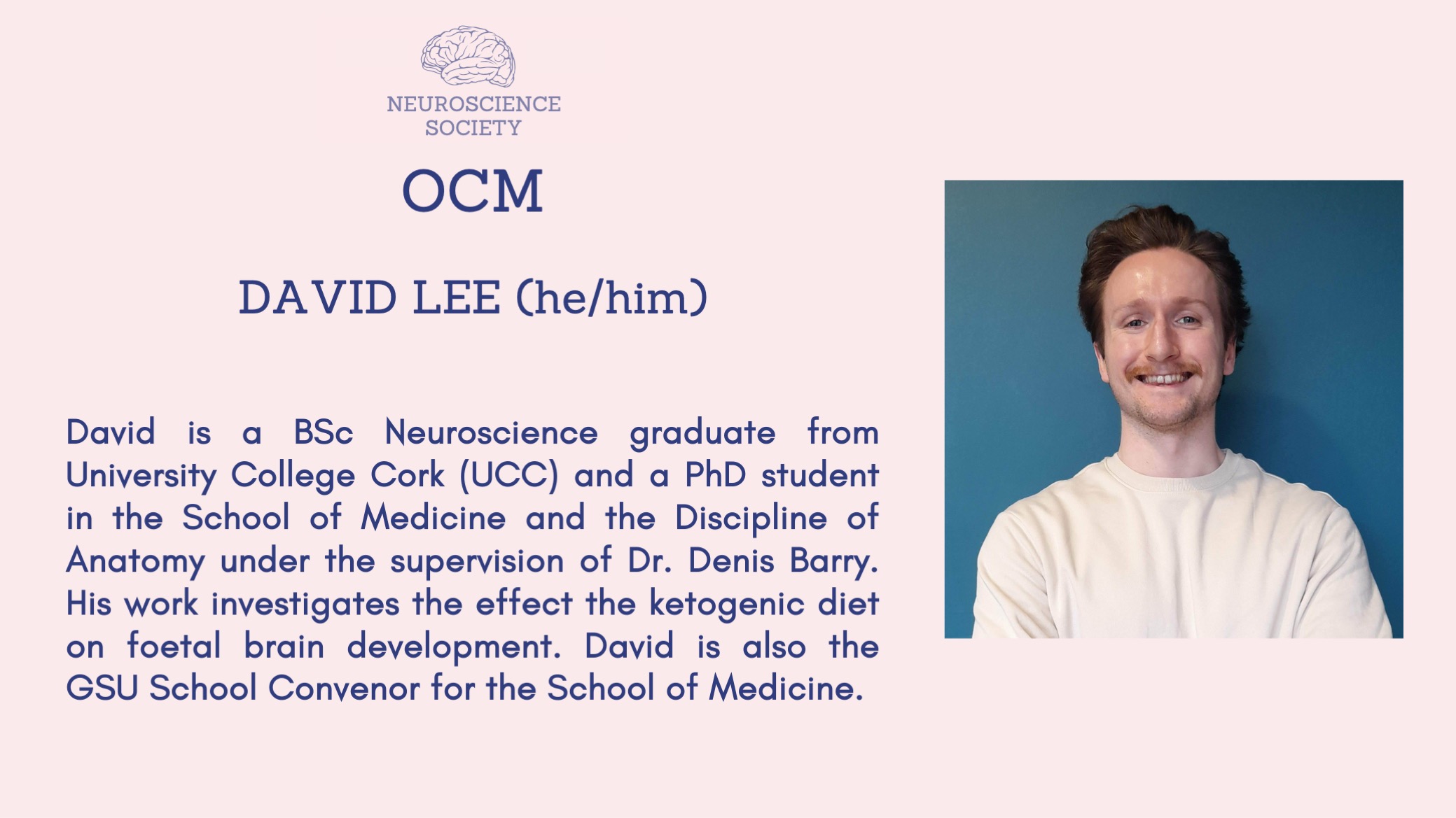 David Lee on X: "Looking forward to playing a role in the society over the  next academic year! 🧠" / X