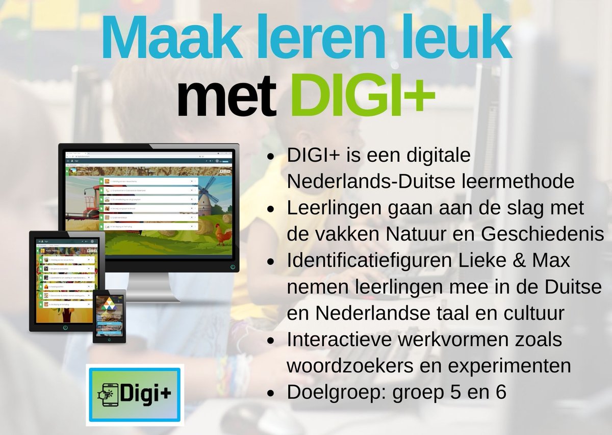 🇳🇱➡ Op woensdag 26 mei is de lancering van het nieuwe digitale Duits-Nederlandse leerplatform ‘Digi+’. De lancering vindt plaats tijdens een gratis online bijeenkomst die om 15.00 uur begint. Iedereen is van harte welkom! Aanmelden kan hier ➡ arbeidsmarkt-noord.eu/2021/05/20/26-… #INTERREG