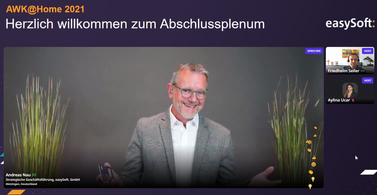 Das war sie, unsere digitale Anwenderkonferenz 2021! Wir bedanken uns ganz herzlich für Ihre Teilnahme und freuen uns schon auf's nächste Jahr!

Zum Vormerken: 
📅 18. – 19. Mai 2022