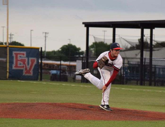 EVPatsBaseball's tweet photo. Congrats to Caleb Devon on being named to 1st Team for THSCA BASEBALL Academic All-State Team.  We are so proud of your accomplishment!! ❤️⚾️ https://t.co/9OAd5H4hEC