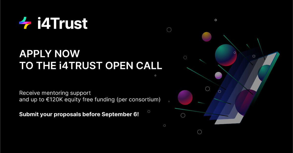azoresdih's tweet photo. És uma PME e tens uma ideia inovadora relacionada com a partilha de dados?

Todas as informações em: https://t.co/q6mwb1u75b

#i4trust #dados #digitaltransformation #opencall #nonagon #dih #azdih #enta #ota #uac #frct https://t.co/60fhKjdxaP