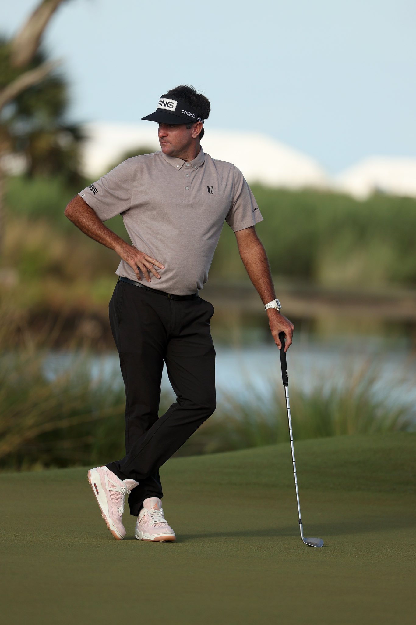 bubbawatson wearing the Air Jordan 