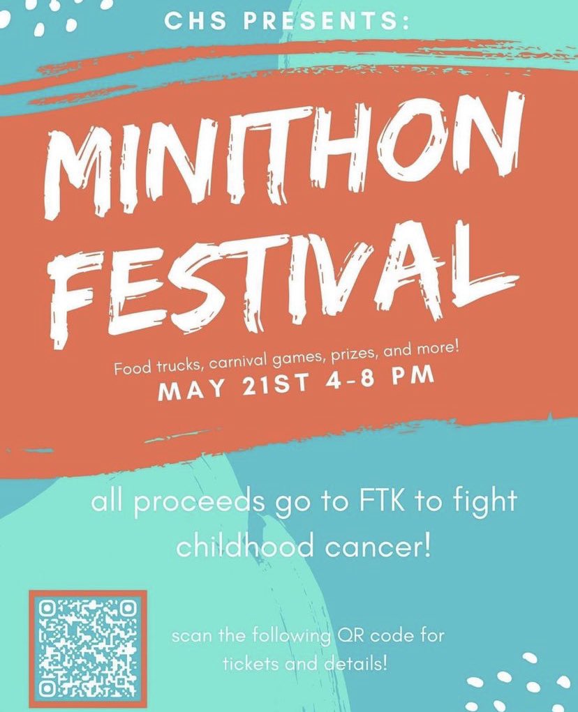 CHSblog1's tweet photo. Mini-THON is happening tomorrow Friday, May 21st, from 4-8 pm! https://t.co/TVTIETBtma