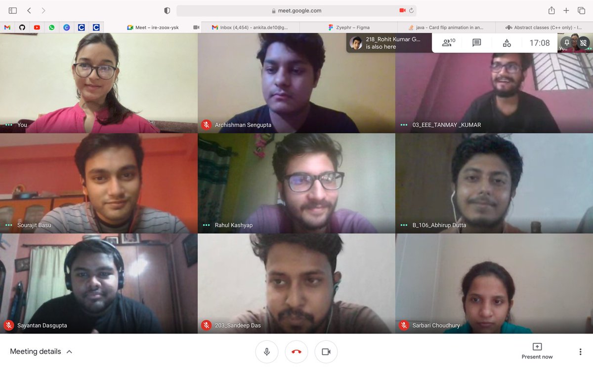 SourajitBasu4's tweet photo. Introductory Meet our new members at IEDC IEM.

Enjoyed a great time yesterday with the new recruits. Considering the new talent I'm so excited for the year ahead 😌.

#IEM #IEDC #engineers #Conference #2021session https://t.co/zNbHAKlbvj
