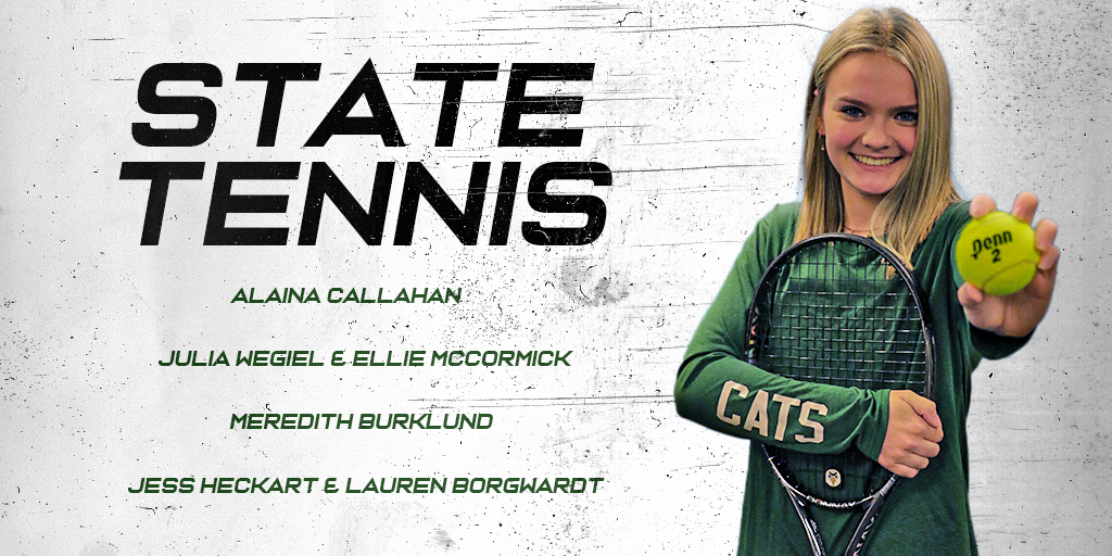 Good luck to our girls <a href="/MWHS_Tennis/">Millard West Tennis</a> players today at the state tournament! #WildcatPower