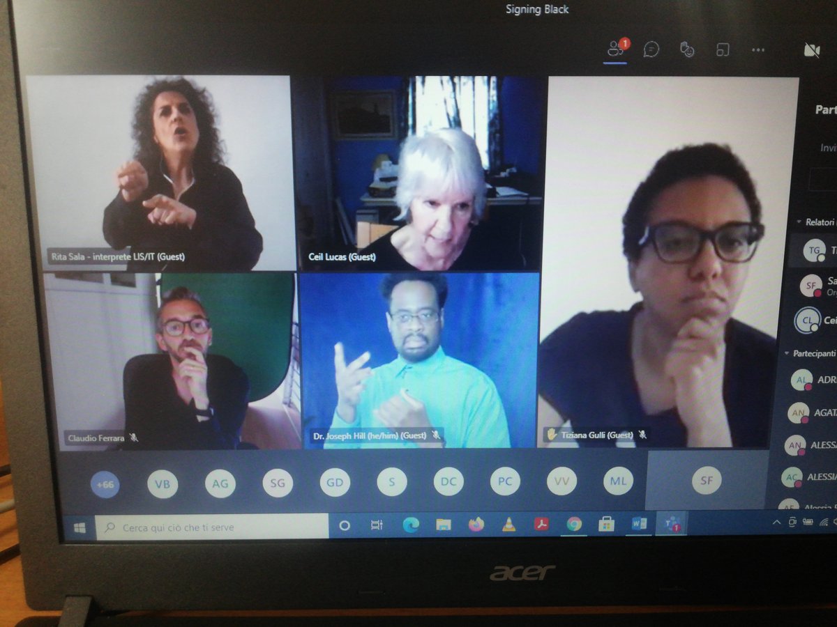 Beautiful talk by Joseph Hill and Ceil Lucas on Black Signing