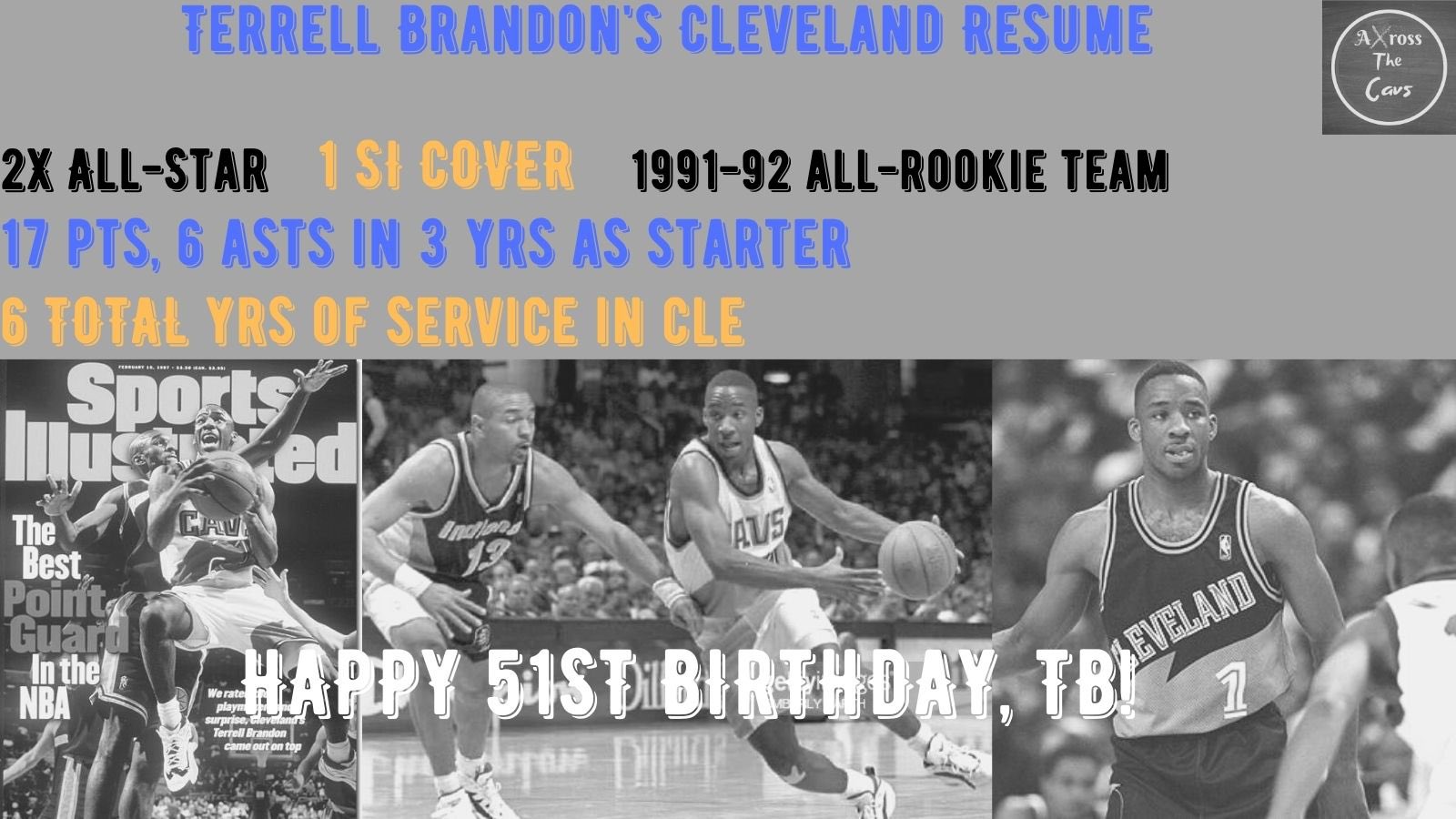 Happy birthday Terrell Brandon! 