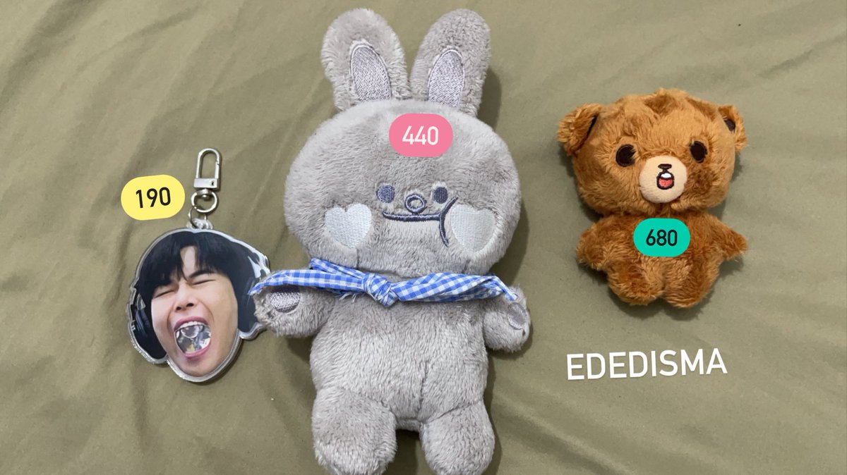 ededisma's tweet image. วันนี้มาปล่อยตุ๊กตาคับ!!🎀
พร้อมโอนลดได้อีก ทุกชิ้นพร้อมส่งค่ะ📦ค่าส่ง40/50

สนใจทักdm มาได้เลยค่า
#ตลาดนัดnct #ตลาดนัดnct127 #ตลาดนัดkpop
#โดยอง #แจฮยอน #กมโดลี #ชีต้าลี