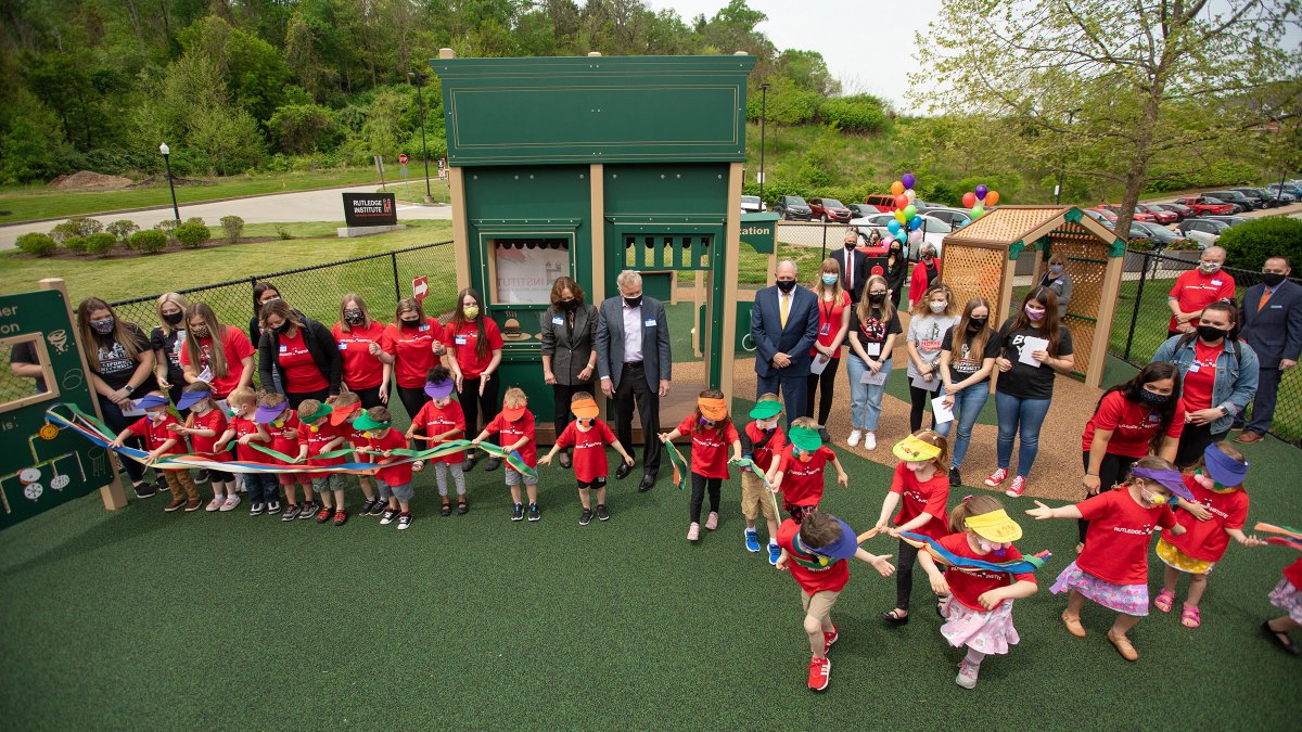 This week, "Karen's Cove", the new playground at Cal U's Rutledge Institute, was dedicated by Karen Rutledge, who founded the institute with husband Tom Rutledge, Class of 1977.

Details: ow.ly/4QTw50ERjr0