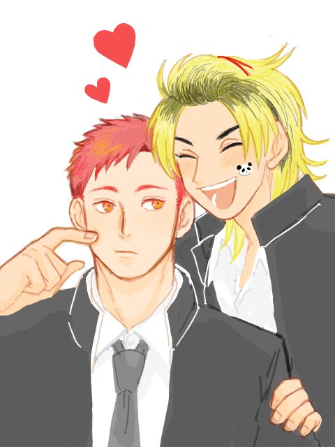 凸凹カップルのtwitterイラスト検索結果