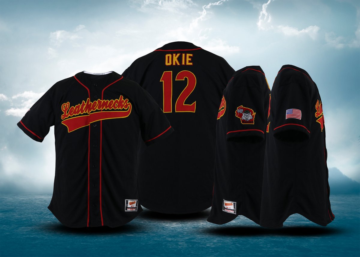 Leathernecks Baseball custom jersey created at Home Team Sports &amp; Apparel in Green Bay, WI! #GarbAthletics #CustomJersey