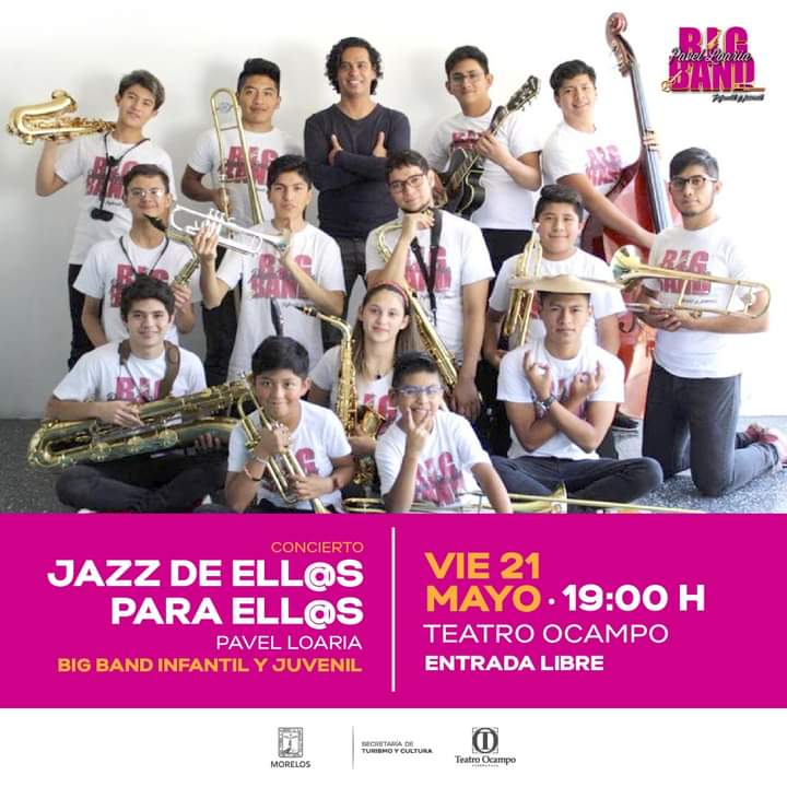 Cultura_Morelos's tweet photo. No olvides que mañana es la cita para disfrutar la presentación de "Pavel Loaria Big Band", infantil y juvenil en el Teatro Ocampo
21 de mayo • 19:00 hrs • entrada libre
Cupo limitado al 50% de aforo
Uso obligatorio de cubrebocas 😷 https://t.co/yjUg5byQwQ