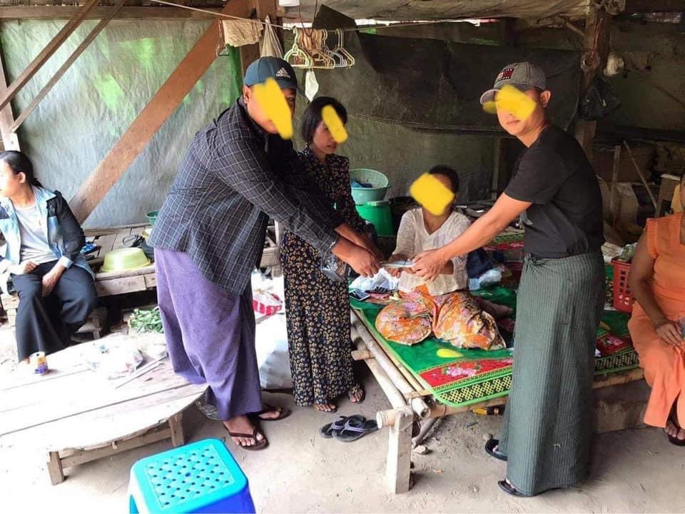 Donation to our Fallen hero’s family member by FJEM group. #wewillwin #WhatsHappeningInMyanmar #fallenangel #MurdererMinAungHlaing #Messages4Myanmar