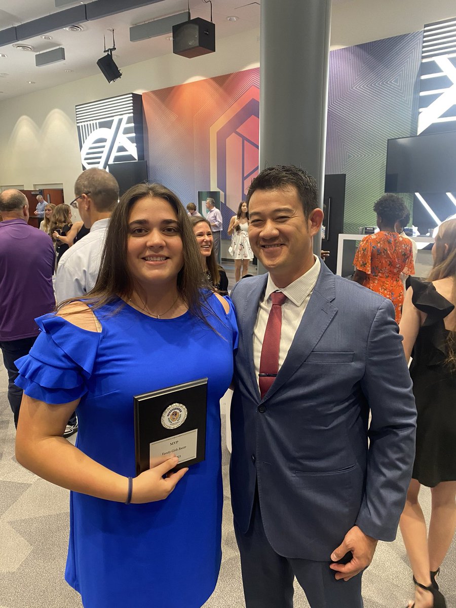Bellap_6's tweet image. Blessed to receive the MVP award for Girls Varsity Soccer.