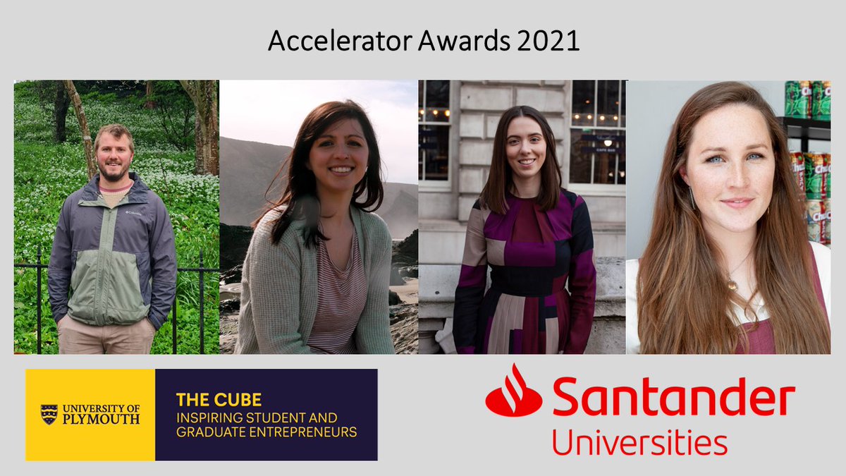 The Cube - University of Plymouth (@thecubeuop) on Twitter photo Congratulations to the 4 <a href="/PlymUni/">University of Plymouth</a> students & <a href="/PlymUniAlum/">University of Plymouth Alumni</a> winners of the <a href="/santanderuk/">Santander UK</a> funded <a href="/theCubeUoP/">The Cube - University of Plymouth</a> Accelerator Awards-Casper Kruger–Structural Evolution, Carrie Vallance–Food Troops CIC, Eleanor Rockett–Rockett Fashion & Stephanie Buttery-Chu Lo Drinks #santanderuniuk Congratulations to the 4 <a href="/PlymUni/">University of Plymouth</a> students & <a href="/PlymUniAlum/">University of Plymouth Alumni</a> winners of the <a href="/santanderuk/">Santander UK</a> funded <a href="/theCubeUoP/">The Cube - University of Plymouth</a> Accelerator Awards-Casper Kruger–Structural Evolution, Carrie Vallance–Food Troops CIC, Eleanor Rockett–Rockett Fashion & Stephanie Buttery-Chu Lo Drinks #santanderuniuk