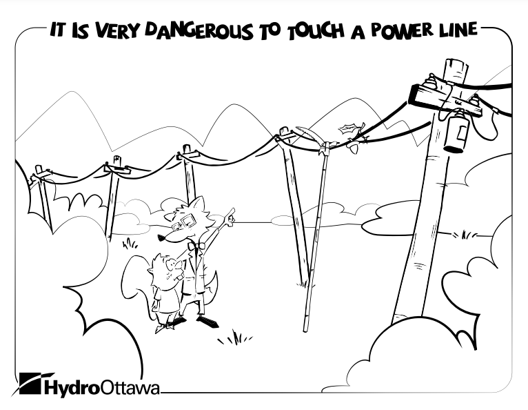 hydroottawa's tweet image. It’s #PowerlineSafetyWeek, so why not color your way to being #electricity wise? Here are some coloring sheets to help the entire family remember how to stay safe around electricity:  hydroottawa.com/colouring 

#kids #family #whizquiz #SmartAsAfox