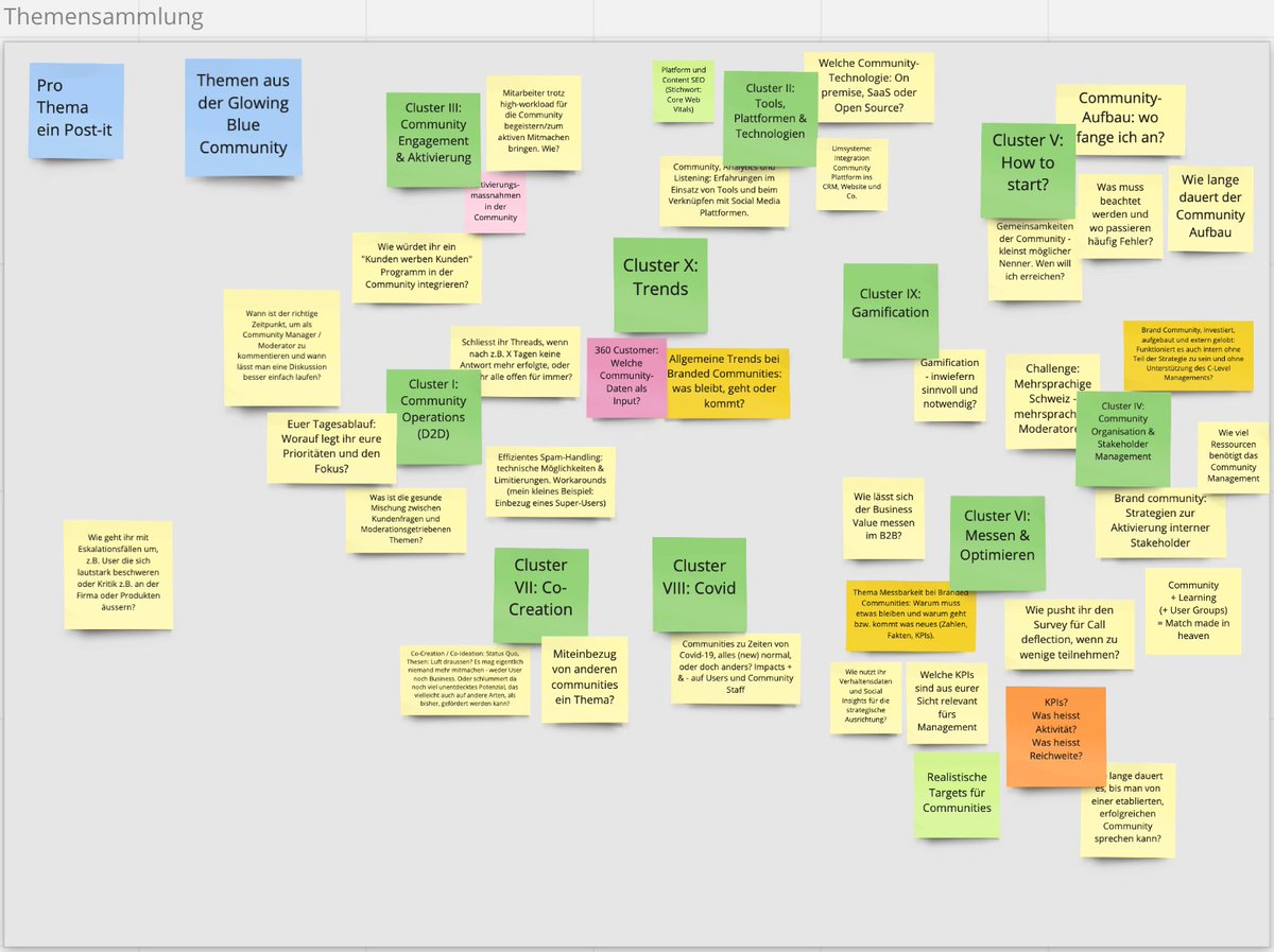 Unsere virtuelle Glowing Blue Community Unconference 2021 gehört der Vergangenheit an. Vielen Dank an alle, die mit dabei waren! 👏 🥳💙

#glowingblue #unconference #sbb #sunriseupc #swisscom #bookcircle #ehb #quickline #teamviewer #wwz #exasol #dataiku #thermomix #migros