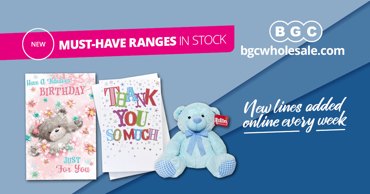 As the UK's no.1 #wholesaler, BGC has a wide selection of must-have ranges of cards, gifts and partyware in stock! No matter the occasion, we have whatever your customers desire so that they can celebrate in style. bgcwholesale.com

#musthave