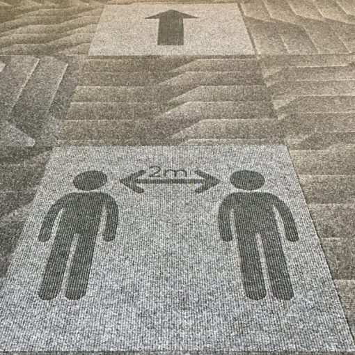 TCTC_UK's tweet photo. With the temporary closure of many businesses over the past 6 months demand for the social distance tiles had declined, but as things re-open we're seeing more requests for these brilliant social distancing tiles, perfect for offices, retail, &amp; schools: https://t.co/KkIP1OY4yg https://t.co/qd7xmDel9Y