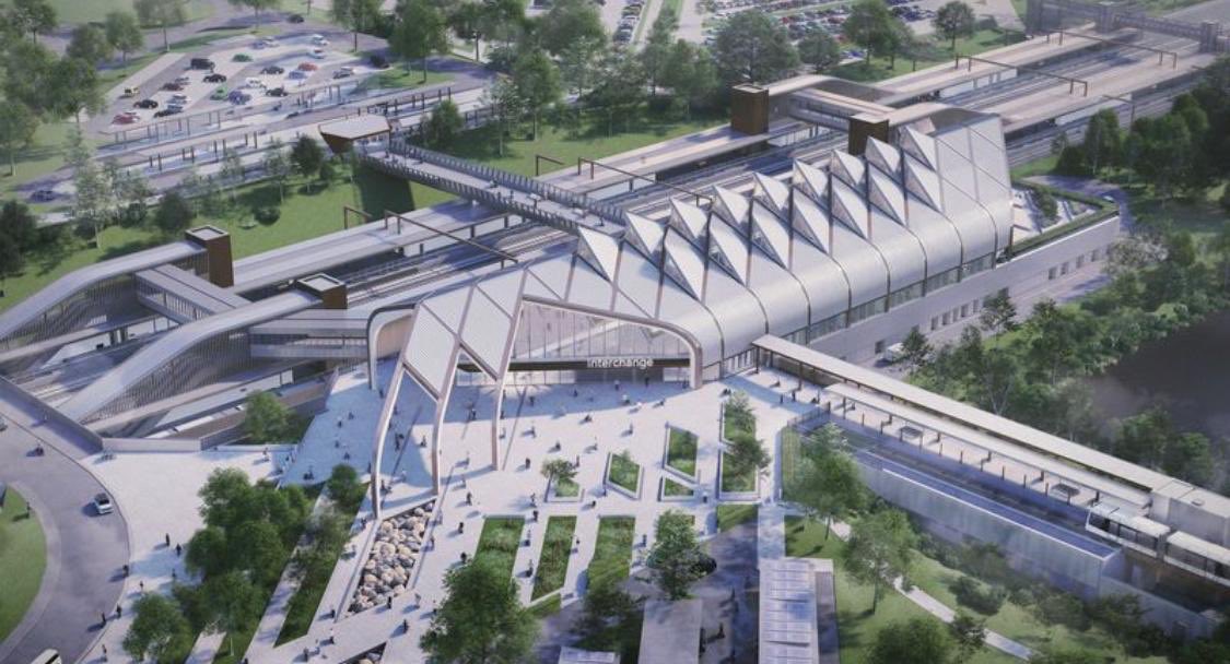 Construction is well underway at the new HS2 Interchange Station in the West Midlands. It's a vital part of Solihull Urban Growth Company's plans to create over 70,000 new jobs and 650,000 square metres of commercial space.