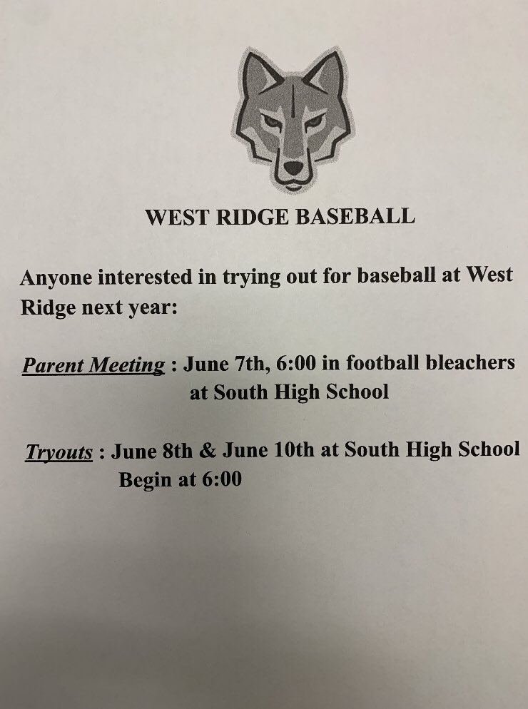 West Ridge Wolves (@wrhs_wolveslive) | Twitter