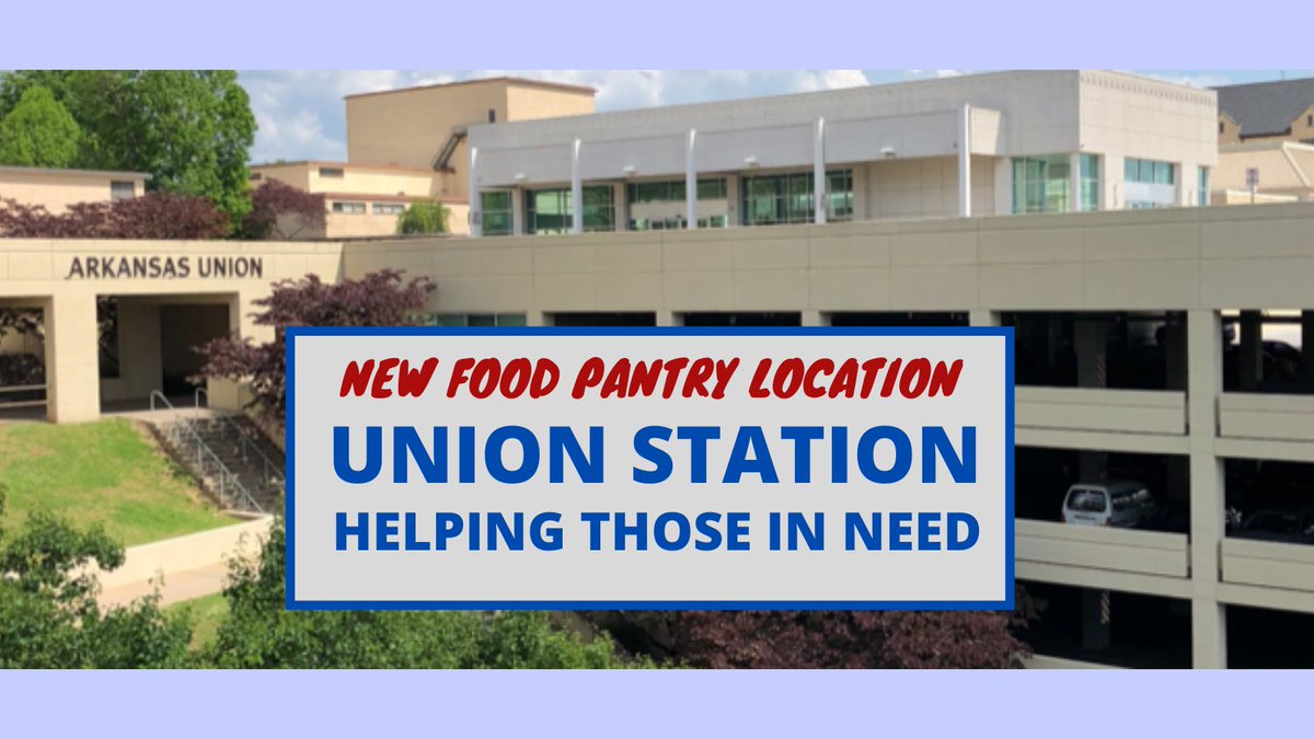 FOR THOSE IN NEED - A food pantry cabinet is located in Union Station on the #UARK campus. Details are in Arkansas News: news.uark.edu/articles/56934…