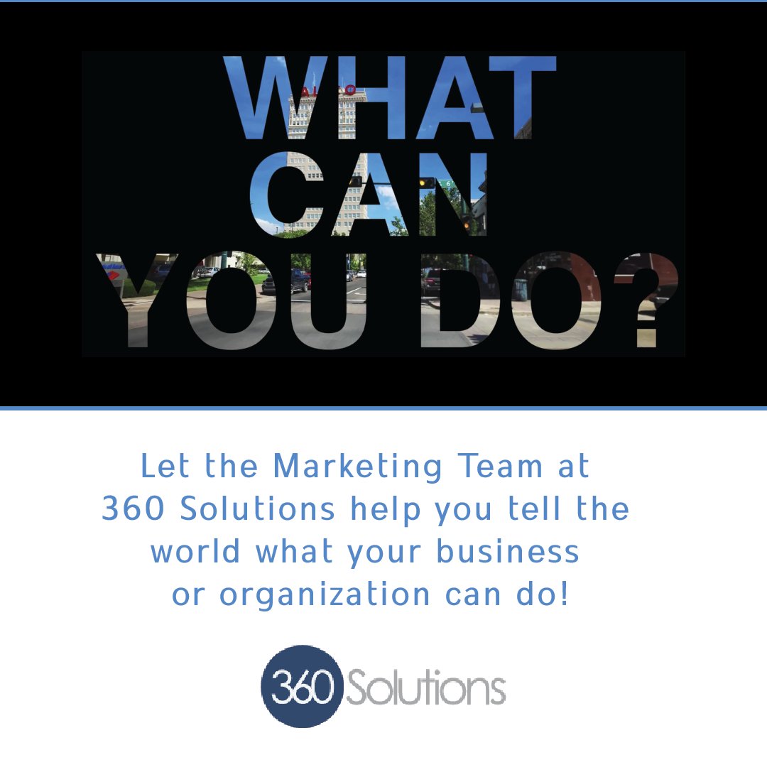 360_Solutions's tweet image. Marketing is what we do! Let us help you tell your story!

#360solutions #fullservice #marketing #strategy #wacotx