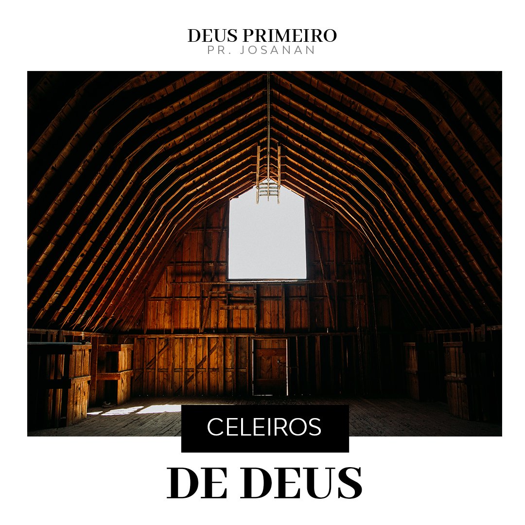 "Há apenas dois lugares no Universo onde poderemos colocar nossos tesouros - no celeiro de Deus ou no de Satanás; e tudo o que não é dedicado ao serviço de Deus é contado do lado de Satanás, e vai fortalecer sua causa." Review and Herald, 24 de dezembro de 1903. #DeusPrimeiro