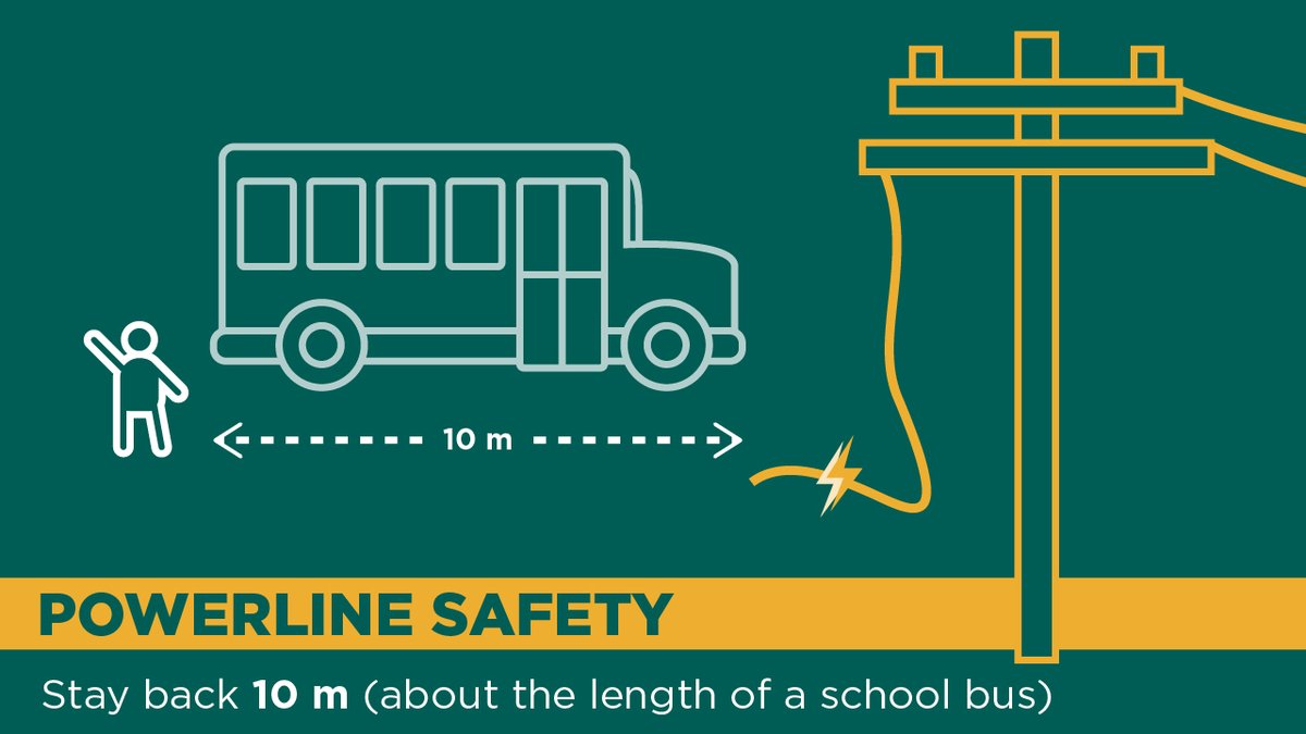TorontoHydro's tweet image. Safety reminder: If you come across a downed powerline, always treat it as live &amp;amp; dangerous. Stay back at least 10 metres (about the length of a school bus) &amp;amp; report it immediately to 416-542-8000. #PowerlineSafetyWeek

More: torontohydro.com/powerlinesafety