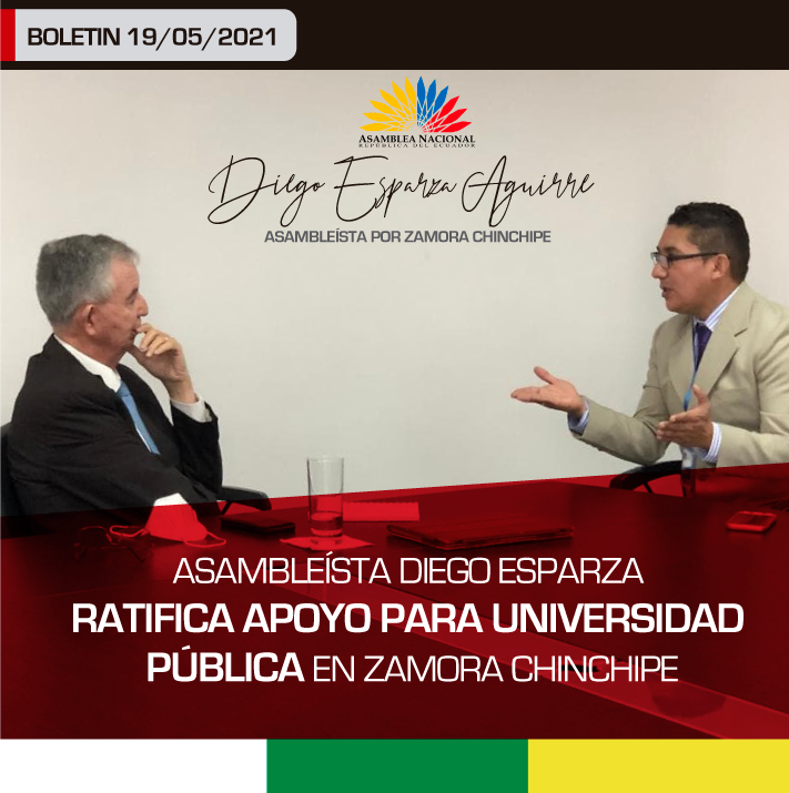 DiegoEsparza_17's tweet photo. 📃BOLETÍN INFORMATIVO DE-001 🏛🇪����
🤝ASAMBLEÍSTA DIEGO ESPARZA RATIFICA APOYO PARA UNIVERSIDAD PÚBLICA EN ZAMORA CHINCHIPE⚪🟡🟢
#ZamoraChinchipeConVoz #DiegoEnLaAsamblea https://t.co/7y9IdxzfVd