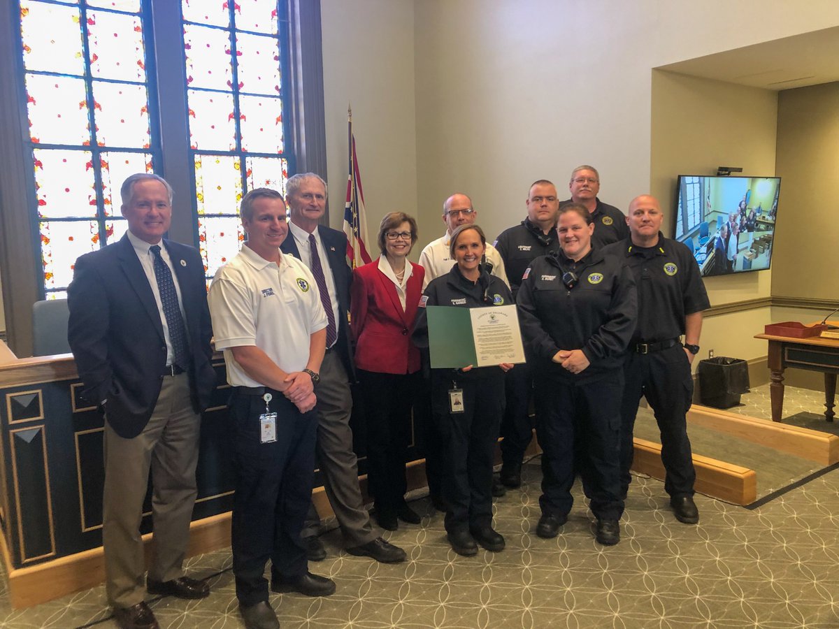 Happy EMS Week to <a href="/DCEMS1/">DCEMS</a>!  A huge thank you for always being there to answer the call and provide life-saving assistance to our County's visitors and residents.  Pictured here are EMS Director Jeff Fishel, EMS Captain Tim Davis and crews from Medic 1 and 3.  
#EMSWeek