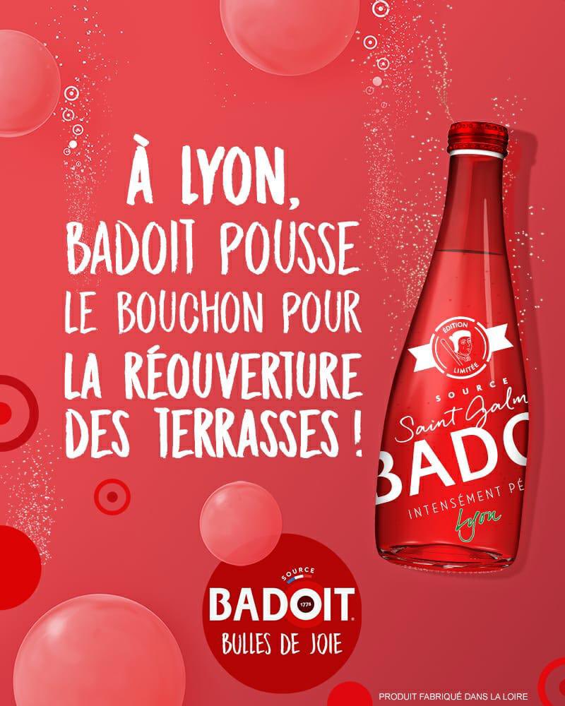 PortmannAntoine's tweet photo. La #Reouverture de nos bars et restaurants marque un jour symbolique pour Danone Eaux France @evianFrance   @BadoitFR @Volvic_fr et La Salvetat. Nous restons mobilisés aux côtés des restaurateurs et célébrons leur réouverture dans toute la France Badoit ! https://t.co/stWPI9VBv9