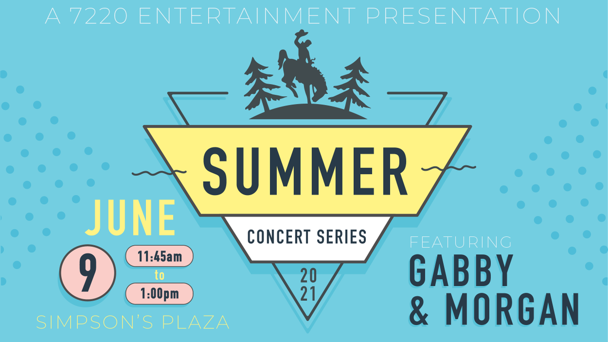 7220Entertain's tweet photo. Summer Concert Series is BACK! We're kicking it off June 9th with Gabby &amp; Morgan. We know it's hard to wait, so check out our Spotify Summer Concert Series Playlist to help you pass the time. Find it at https://t.co/RWuTFkhBcb. https://t.co/yPHmkCPoZQ