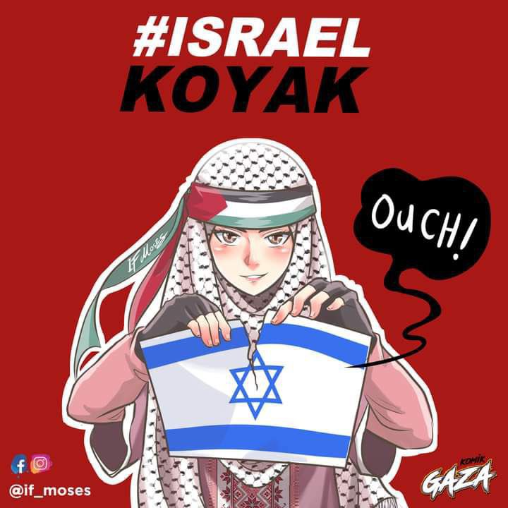 Gambar bendera israel koyak