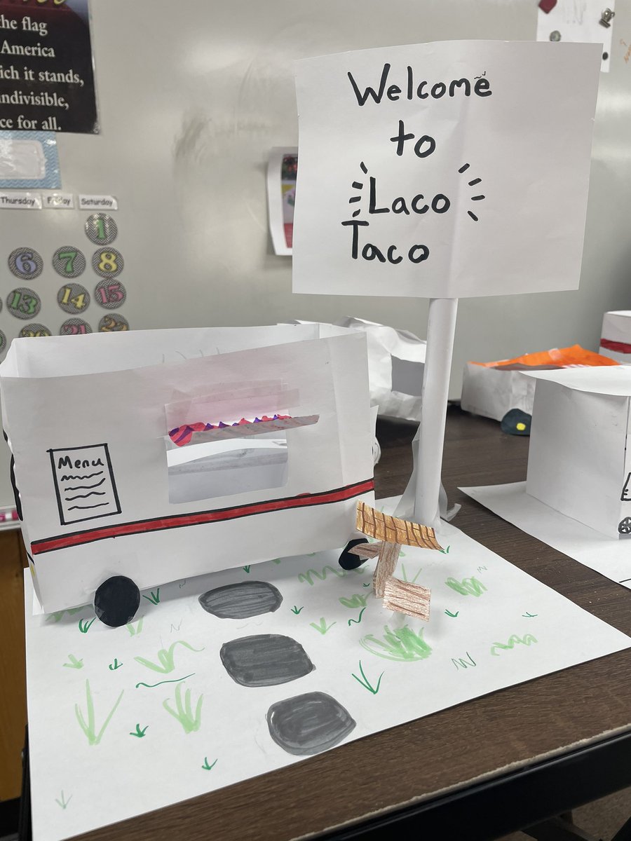 mrshigginsk6's tweet photo. Business Plans ✅, Menus ✅, Prototype ✅, and Presentations ✅! The kids did great! They made us all hungry. @NorthElem1 https://t.co/1Xnpent51R