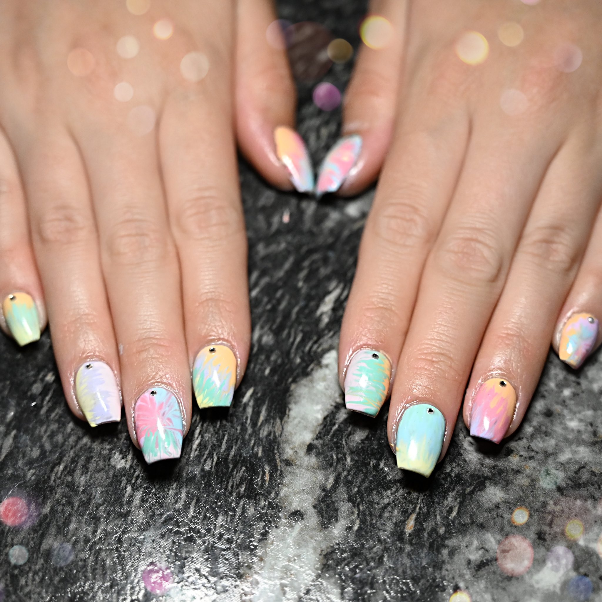 Tie-Dye Nail Art Is the Coolest Manicure Trend for Summer | Allure