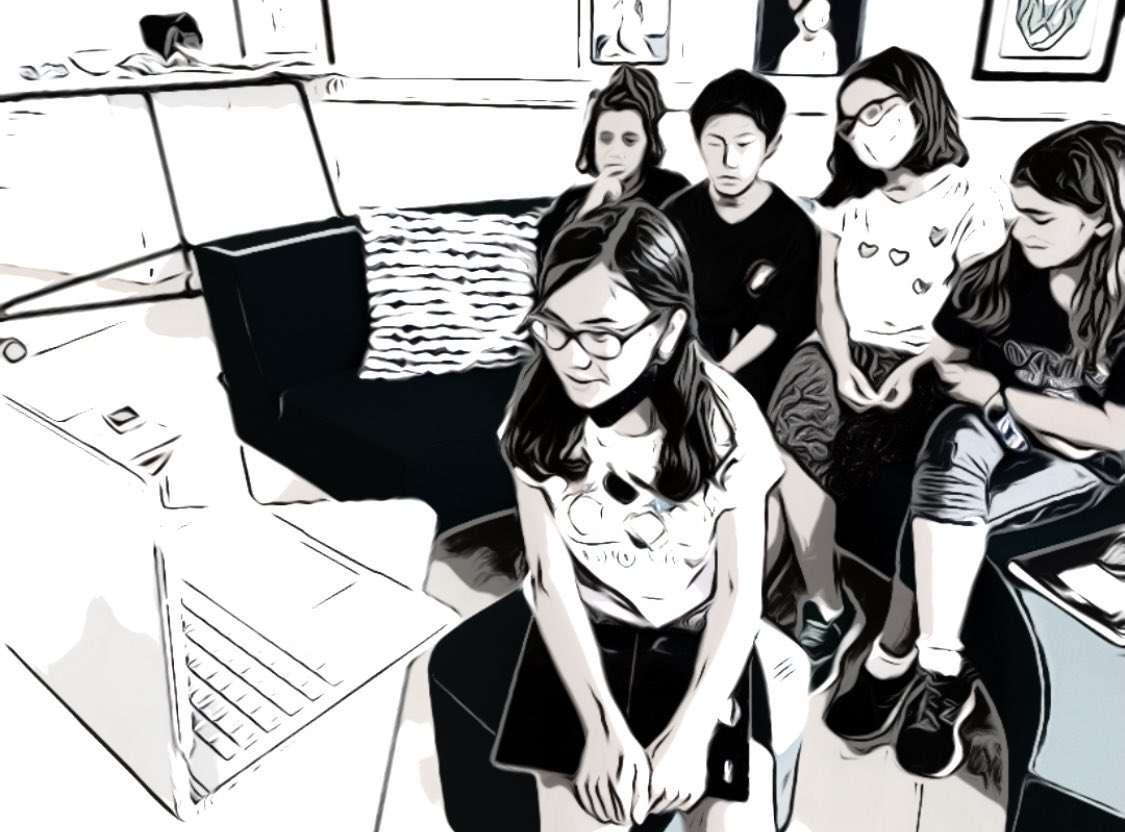 megankuemmerlin's tweet photo. 4th graders and their teacher, Ms. Alessandra, rocked it and inspired the @TheCGCProject and @ISSCommunity audience. #StudentVoiceisMagic 🪄 Thank you @LBopenbook @CGCKevin and Anna from @TheBaySZ for the opportunity. https://t.co/gxteQzWrcL