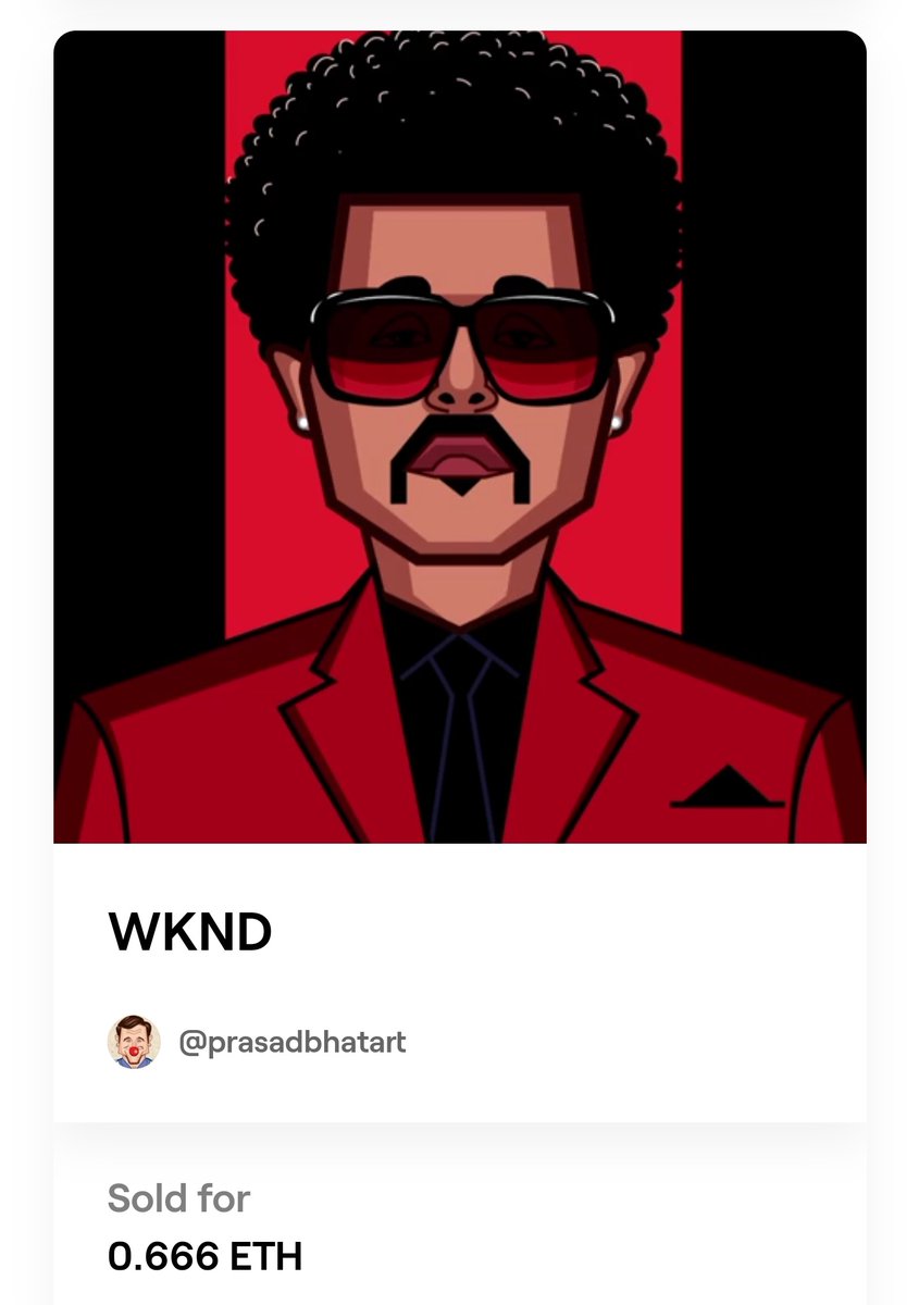 I can't believe that my NFT is now a part of <a href="/Hypnotherapiz/">HypnoPizza</a> 's beautiful  collection. This is the dream! Thank you for supporting artists from all around the globe. 🙏🙏🙏 
foundation.app/prasadbhatart/…
#NFT #nftart #NFTs #NFTartist #nftcollector #Weeknd