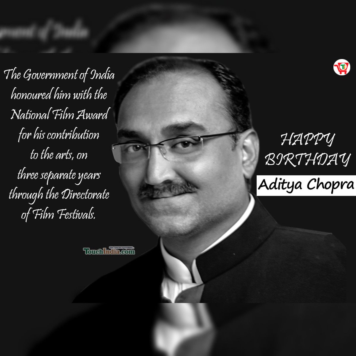 Happy 50th Birthday to Indian Filmmaker & Chairman of Yashraj Films,
Mr Aditya Chopra Ji.       