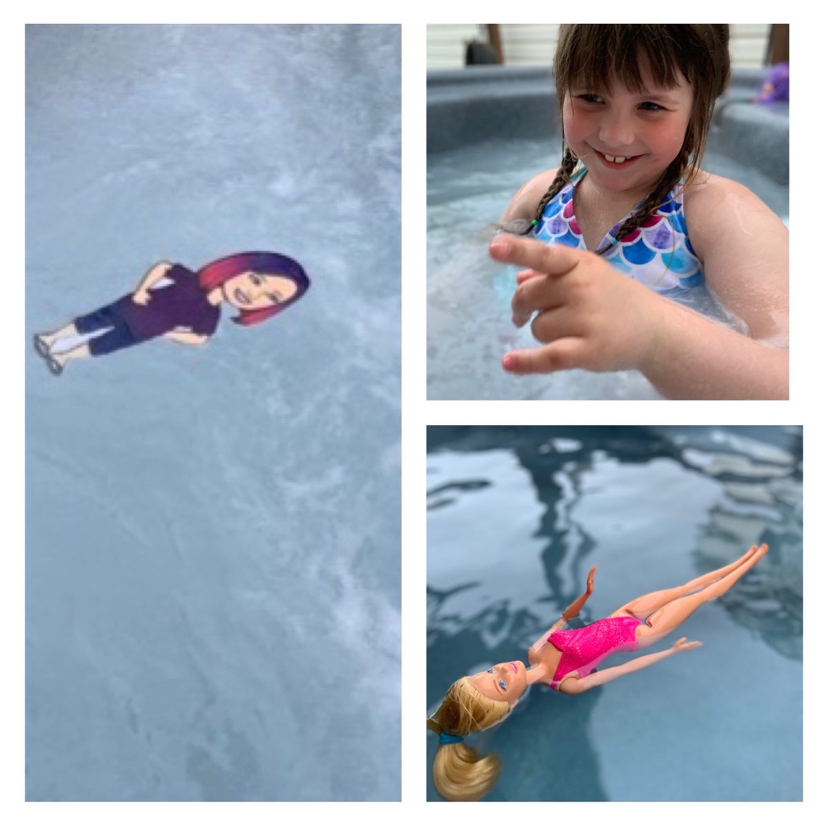 MrsSaundersCG's tweet image. Zoey is teaching me how to swim - I forgot my swimsuit though! #flatmrssaunders #togetherwhenapart @FMPSD @BeaconhillFMPSD @abbott_graham