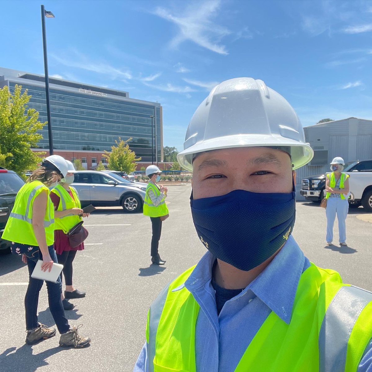 CommunityMGR's tweet image. Checking out the new UNC Health Rex Holly Springs facilities in its final stages of construction — planned to open this fall. 🚑 😎👍🏻