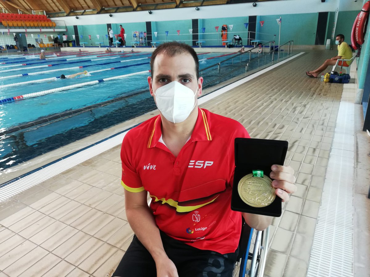 FEDEDDF's tweet photo. Jornada 5️⃣ Europeo 🏊‍♀️ Madeira

🥇 Toni Ponce 100 braza Sb5
🥈 Jacobo Garrido 400 libres S9
Nuria Marqués 400 libres S9
🥉 Isabel Yinghua Hernández 100 mariposa S10
Relevo masculino 4x100 estilos: Llopis, Alcaraz, Salguero y Ariel Schrenck
#paralimpicos https://t.co/meS7RtfkMH