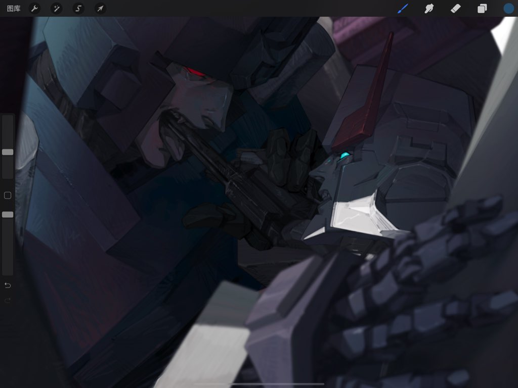 RAVENofABYESS's tweet photo. “Shot me, cop.” 
#Overlord 
#Prowl
#Transformers https://t.co/NpFATDnaOI