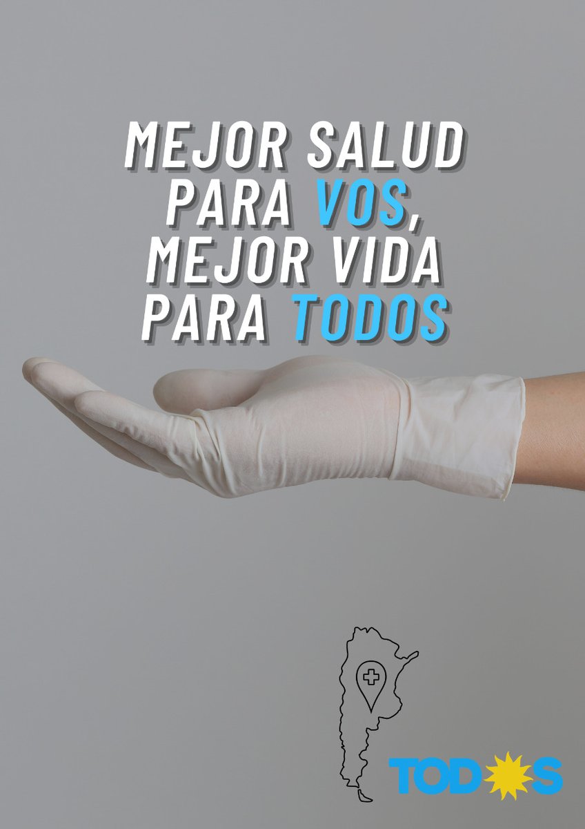 Vamos a construir un mejor sistema de salud para VOS, fortaleciendo lo existente y ampliándolo hacía lo impensado. Crecer por un futuro mejor.

🇦🇷#AlGranPuebloArgentinoMejorSalud
🇦🇷#MejorSaludMejorVida
🇦🇷#ArgentinadePie
🇦🇷#EstadoPresente
🇦🇷#PorunFuturoMejor