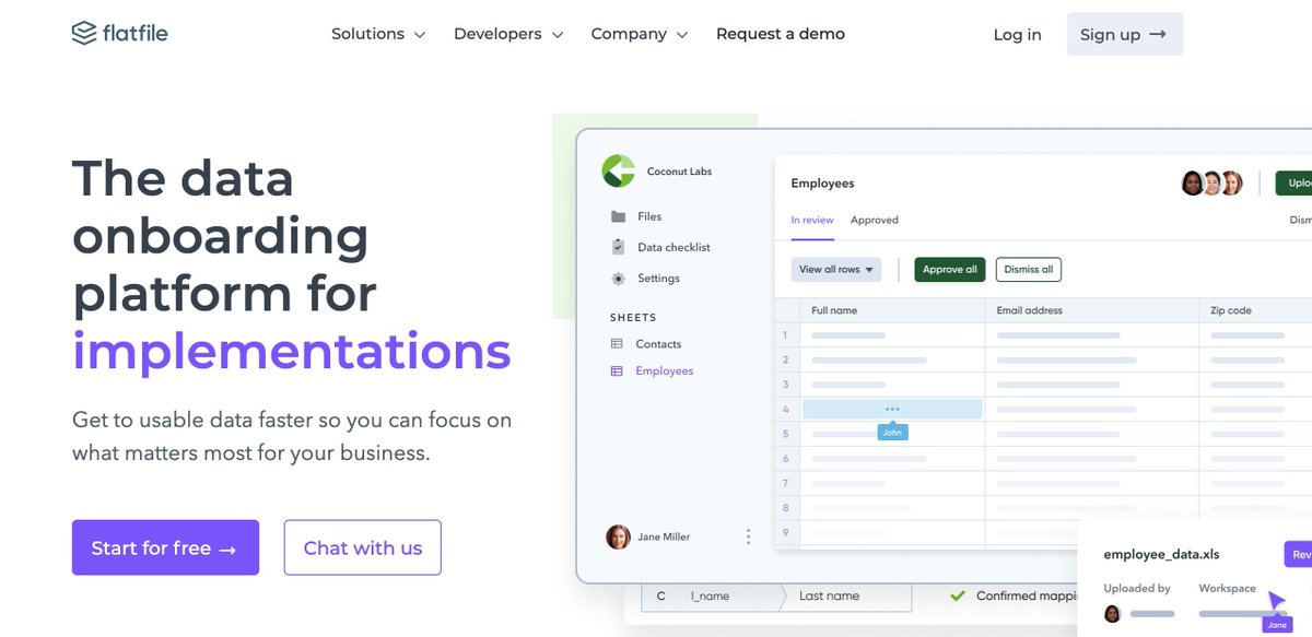 RiteKitAPI's tweet image. #Flatfile: #DataOnboarding on Flatfile with David Boskovic and Eric Crane 📊 rite.link/XrlH 👈🏼 Compare the #RiteKit #CompanyLogos #API with #Clearbit