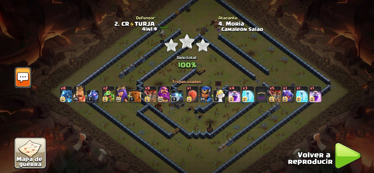 Dándolo todo con los míos y disfrutando de una buena tarde de risas y buen rollo. 3 de 4 personal pera conseguir un estupendo 3/1. <a href="/Guzpain/">Guzpain</a> <a href="/Patroclo_CoC/">Patroclo</a> <a href="/OzKaoz_/">龙 ➪♕꧁✌︎︎O̶Z̶シ꧂♔ꕥ</a> <a href="/CocJosevp/">VP</a> <a href="/Otheus__/">Otheus</a> <a href="/CamaleonGaming_/">Camaleón Gaming</a> #goverdes #thinkgreen