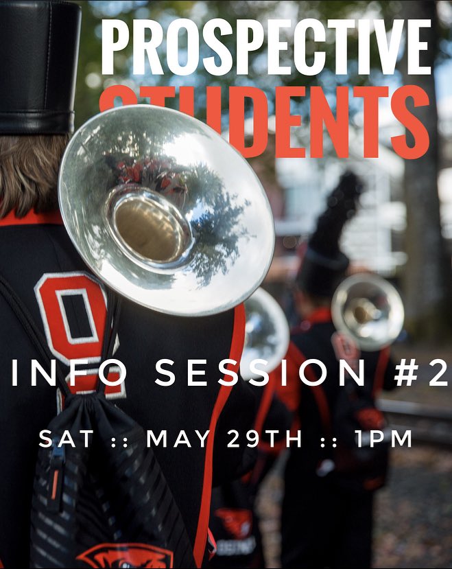 If you missed the last one we are having another info session on the 29th! 🦫

#spiritandsound #gobeavs