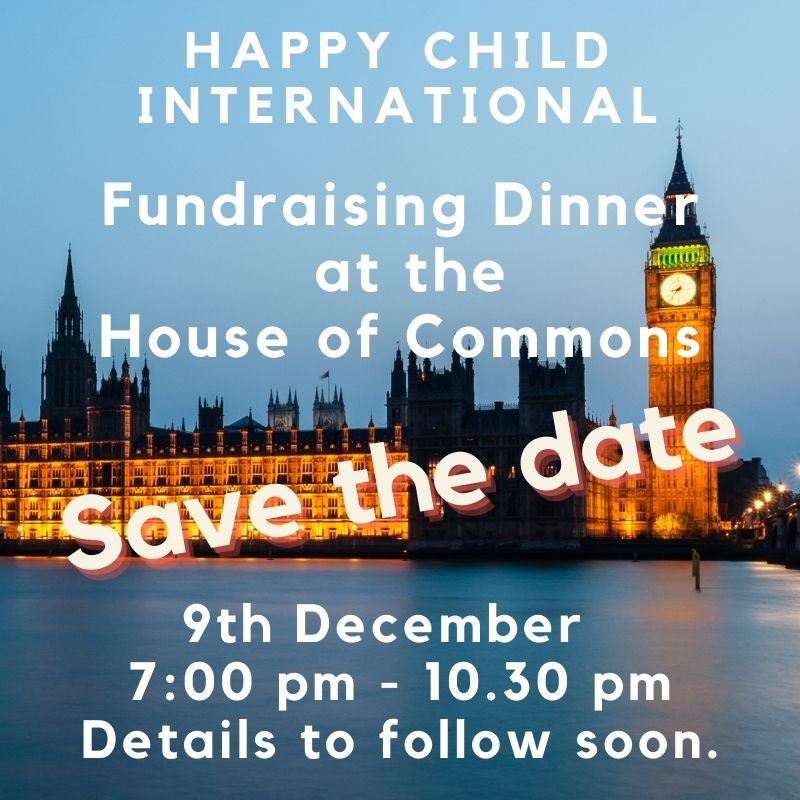 HappyChildInt's tweet image. We are delighted to announce the date for our next big fundraising event at the House of Commons.  Please put the date in your diary.  Contact us early to save a table/tickets for this wonderful evening in a prestigious and iconic setting.