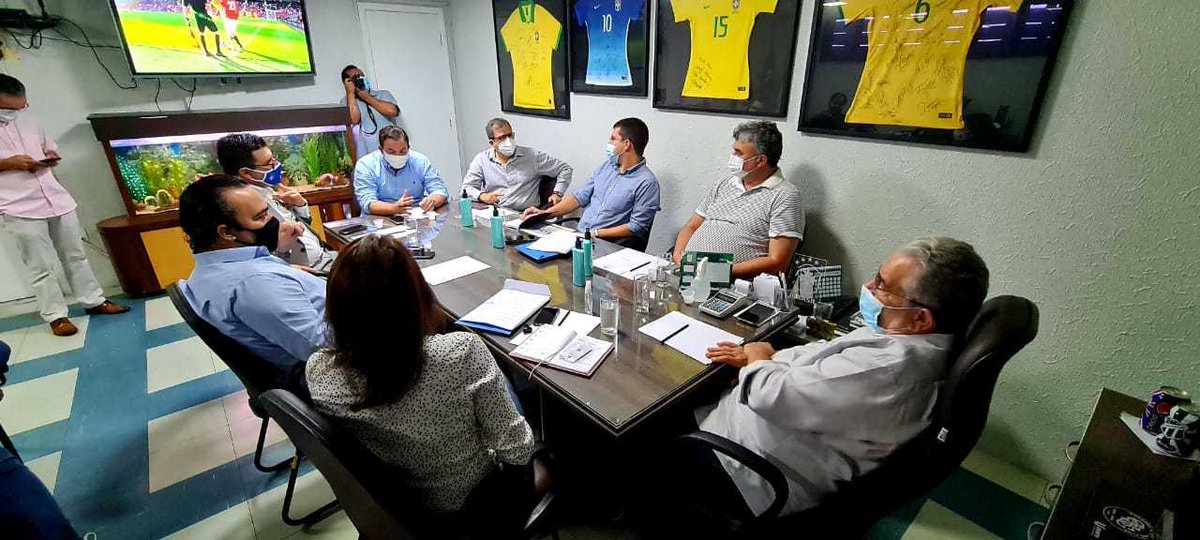 FCFutebol's tweet photo. Gol do Brasil: autoridades participam de Reunião de Alinhamento na sede da FCF
https://t.co/nJ5Y0ja4v4
📷Divulgação FCF / Kennedy / SECEL
#GoldoBrasil
#futebolcearense
#cbfsocial https://t.co/5Mbworvu8k